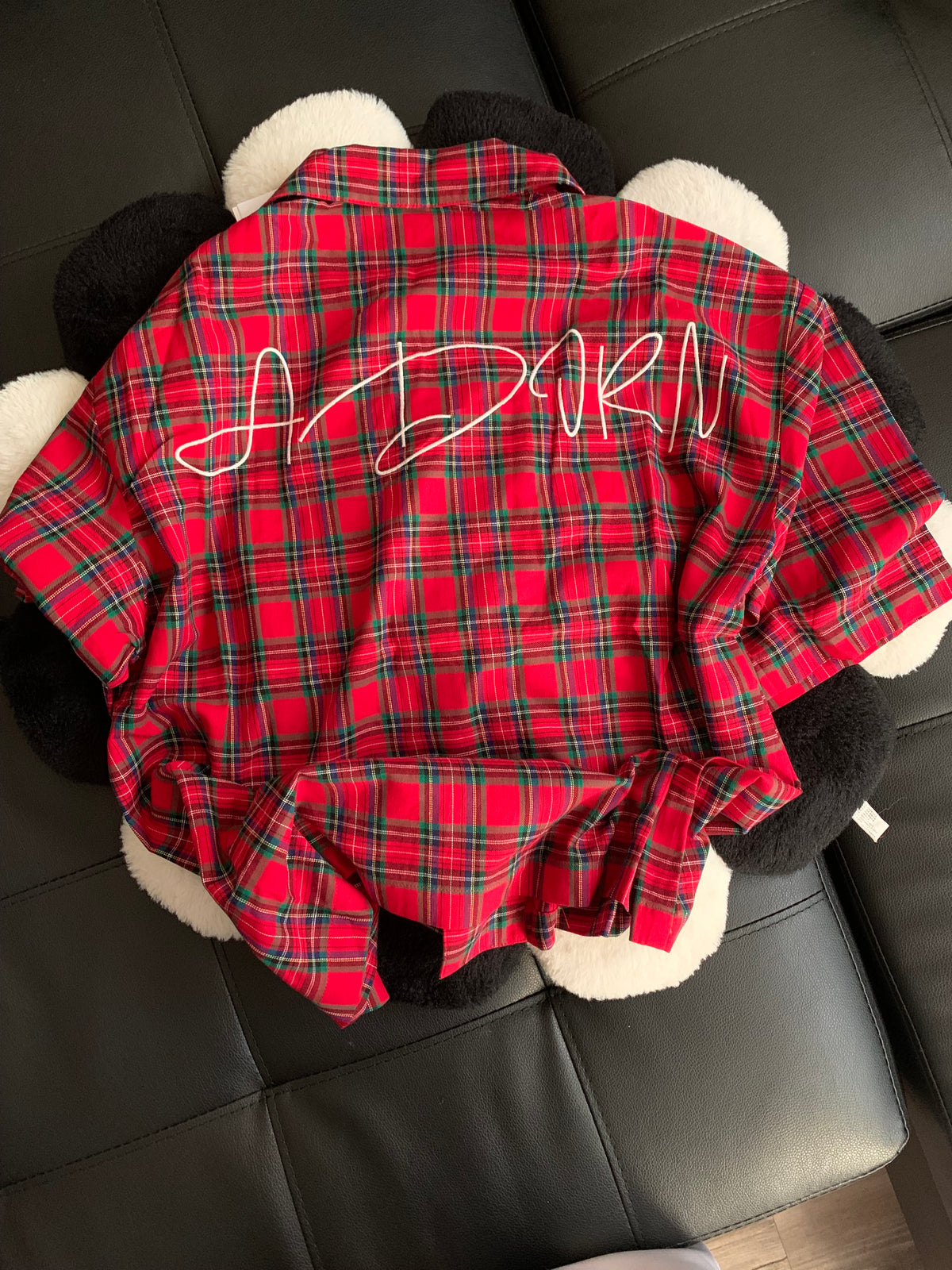 RED FLANNEL + FREE BAGGY DENIM